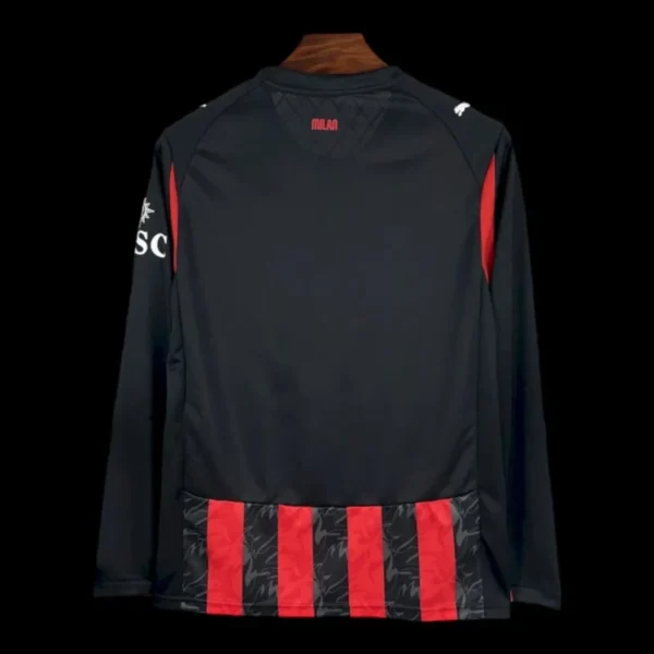 AC Milan Home Long Sleeve Jersey 25/26