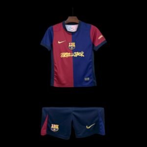 Barcelona Travis Scott Home Jersey 24/25 – Kids