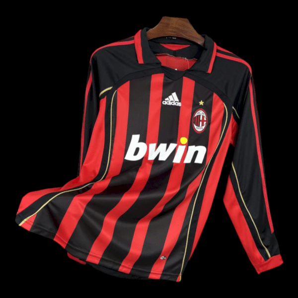 AC Milan Retro Home Shirt Long Sleeve 2006/2007