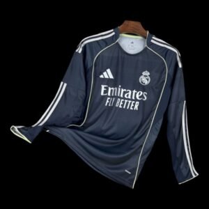 Real Madrid Away Shirt 25/26 – Long Sleeve