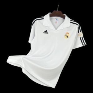 Real Madrid UCL Retro Home Shirt 2001/02