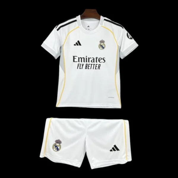 Real Madrid Home Shirt 25/26 – Kids